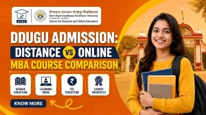 DDUGU Distance Vs Online MBA